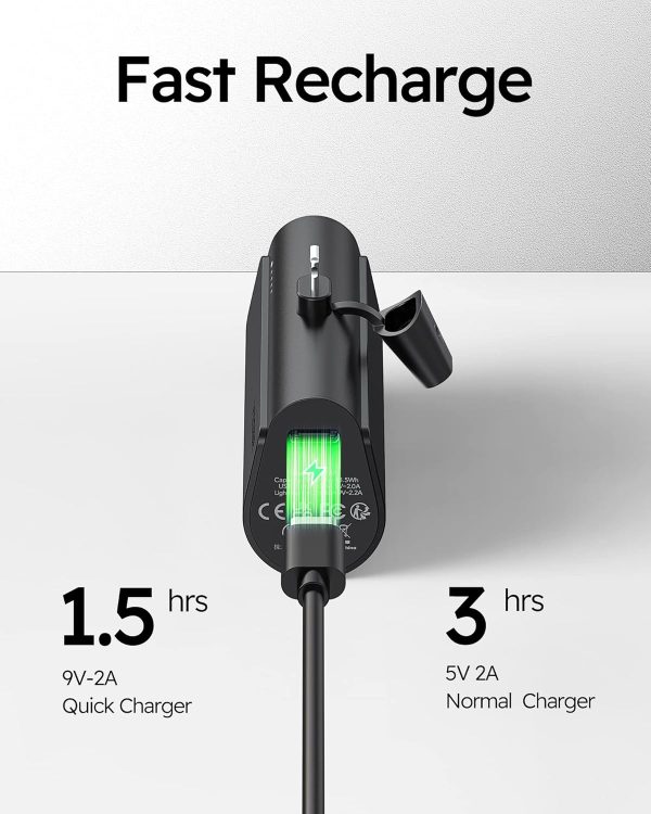 VEGER Mini Portable Charger for iPhone, 5000mAh 20W PD Fast Charging Battery Pack, Cordless Portable External Backup Charger for iPhone 13, 12, 11, 8, 7, XR, XS Max, Pro Max, AirPods - Image 4